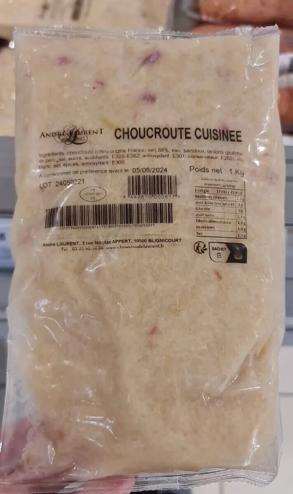 Choucroute Cuisinée