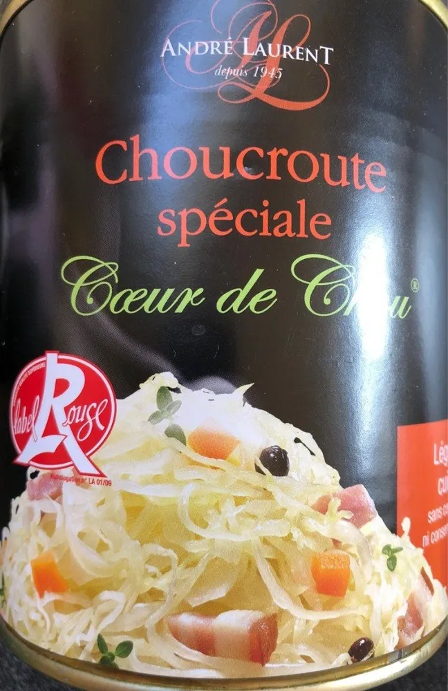 Choucroute spéciale Coeur de Chou