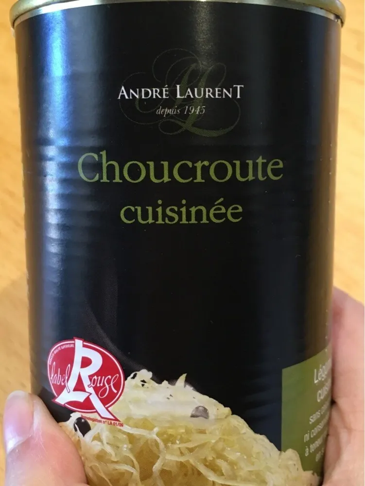 Choucroute cuisinee