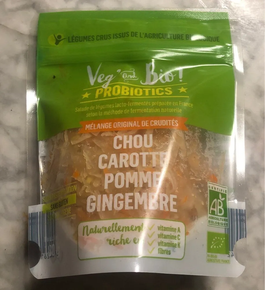 Chou carotte pomme gingembre