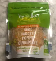 Chou carotte pomme gingembre