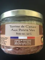 Terrine Canard poivre vert