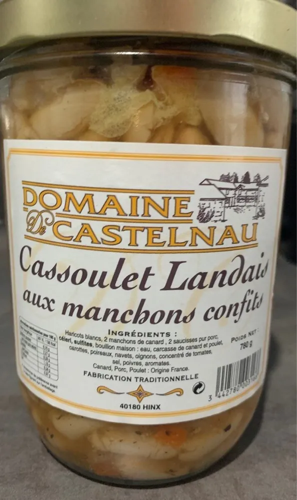 Cassoulet landais aux manchons confits