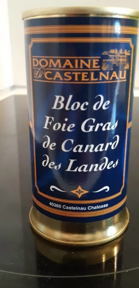 Bloc de foie gras de canard des Landes