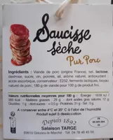 saucisse sèche "baguette"