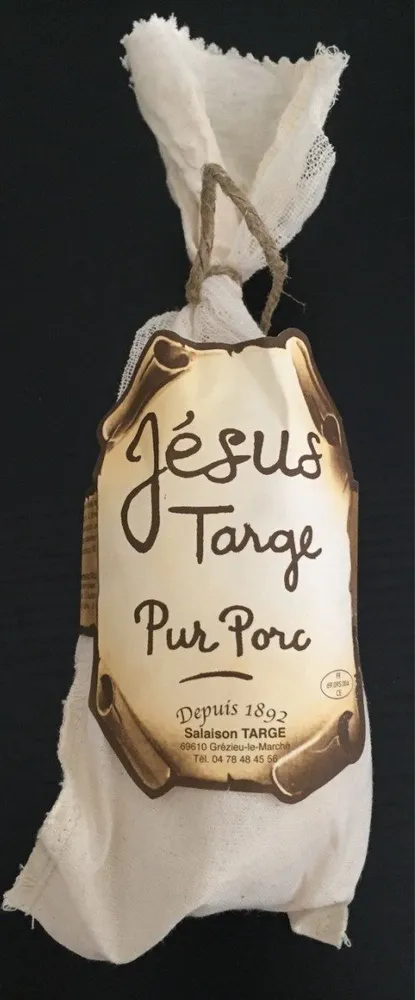 Jésus Targe pur porc