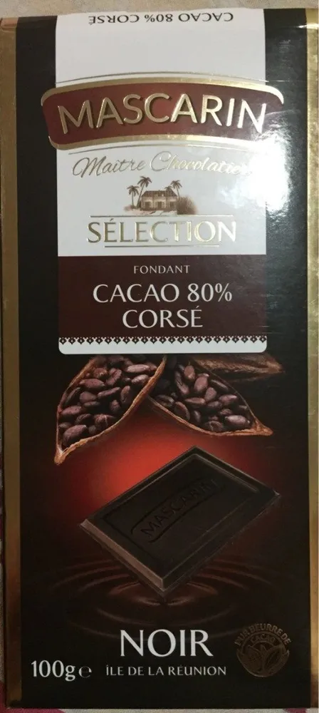Fondant cacao 80% corsé
