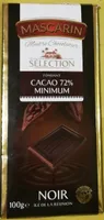 Mascarin Sélection Fondant Cacao 72%