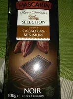 Cacao 64% minimum