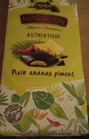 Chocolat ananas piment
