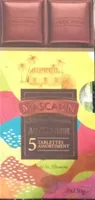 Coffret authentique 5 tablettes chocolat