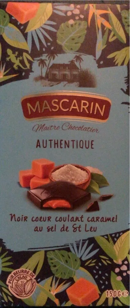Chocolat noir coeur coulant caramel au sel de saint Leu