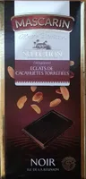 Chocolat noir eclats de cacahuète torréfiées