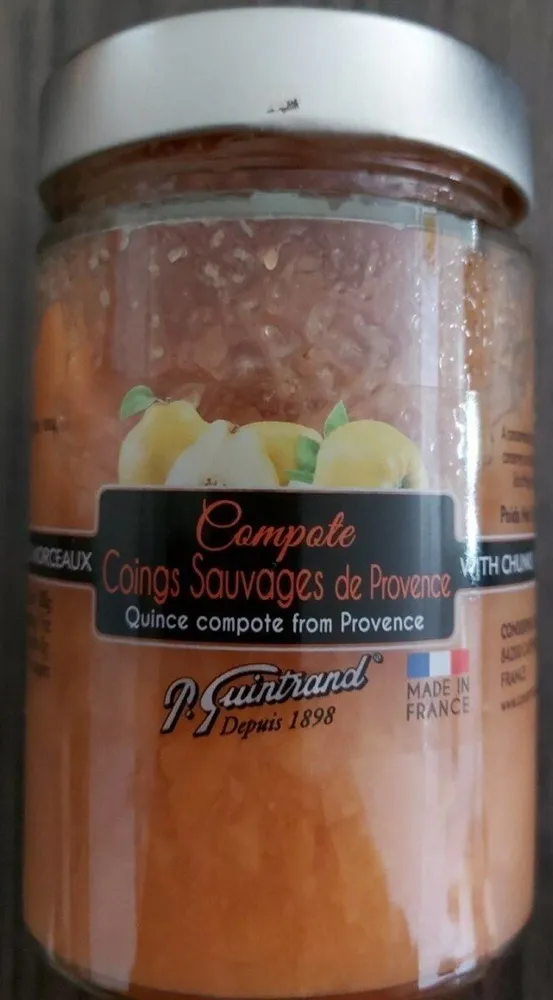 Compote de coings sauvages de Provence.