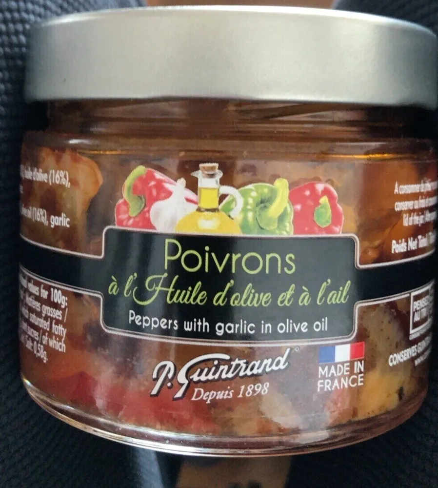 Poivrons à l’huile d’olive et à l’ail