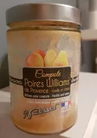 Compote Poires Williams de Provence
