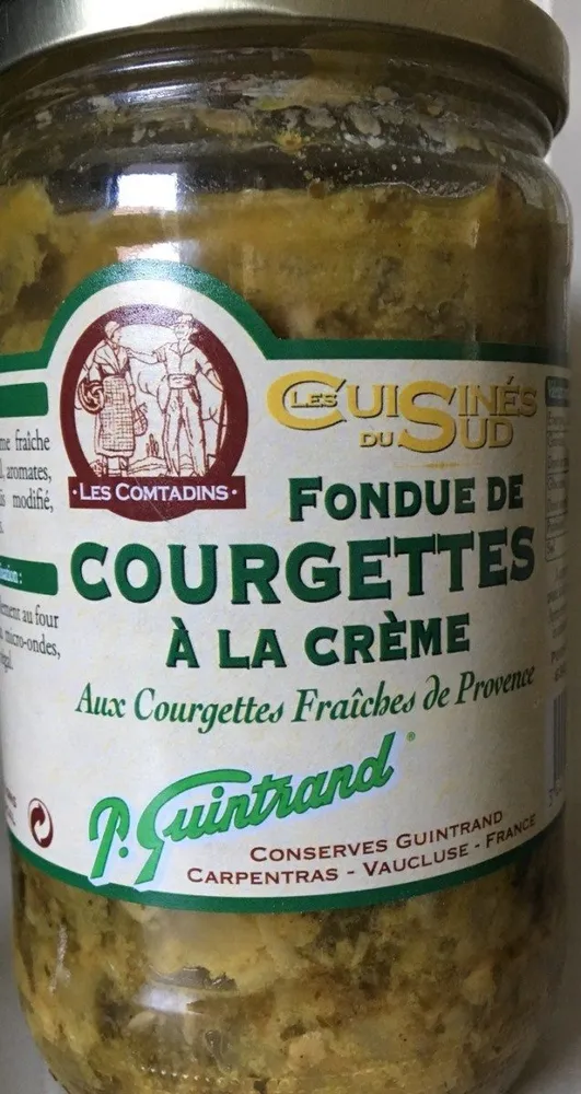 Fondue de courgettes a la creme