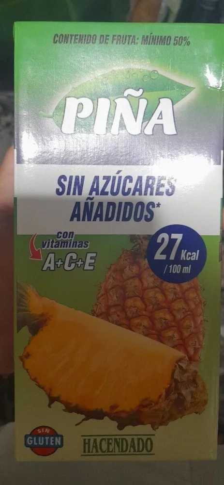Zumo de piña