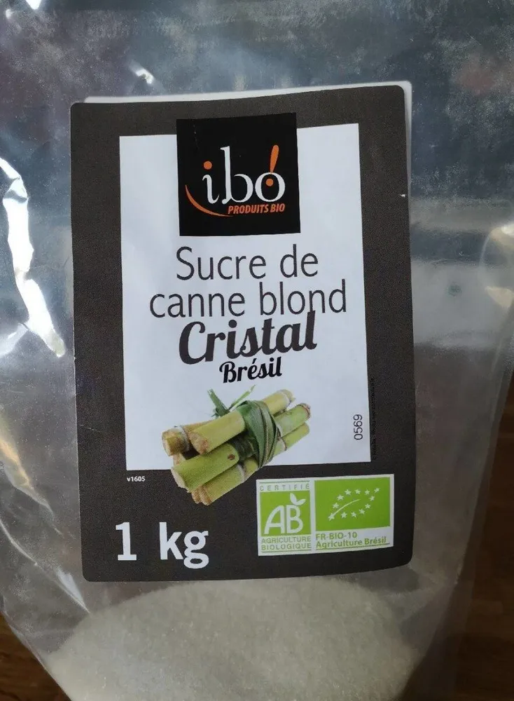 Sucre de canne blond cristal
