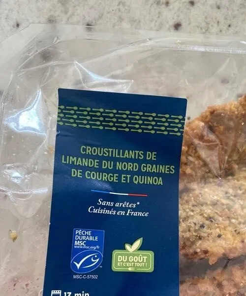 Croustillants de lima des graines de courges et quinoa
