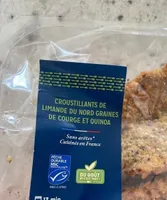 Croustillants de lima des graines de courges et quinoa