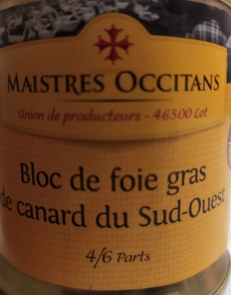 Bloc de foie gras de canard du Sud-Ouest