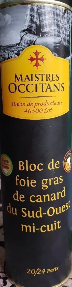 Bloc de foie gras de canard