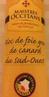 Maistres Occitans bloc de foie gras de canard