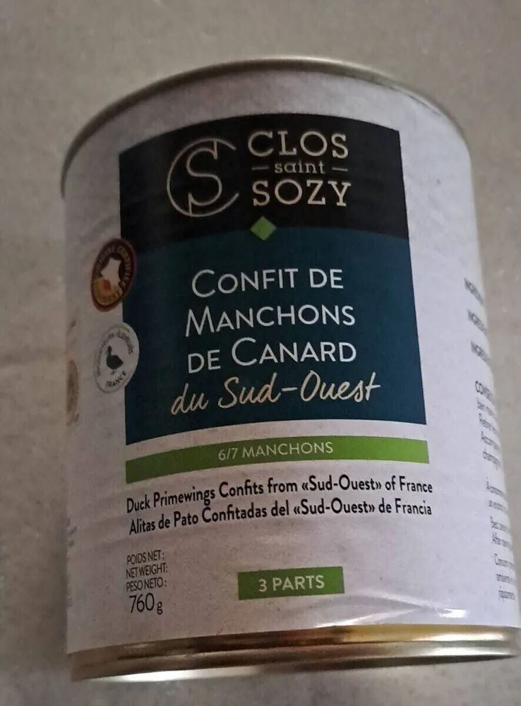 Confit de manchons de canard