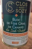 Bloc de Foie Gras de canard du sud-ouest