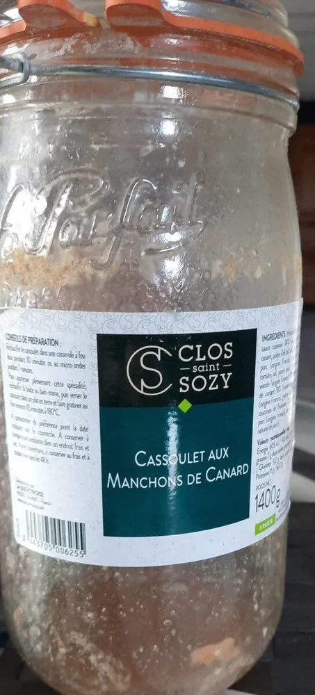 Cassoulet aux manchons de canard