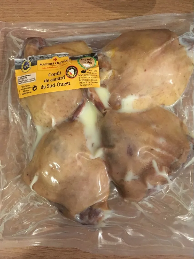Cuisses de canard gras confites MAISTRES OCCITANS, 4 pieces