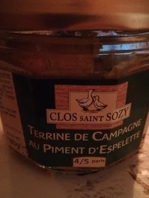 Terrine de campagne au piment d'espelette