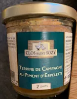 Terrine de campagne au piment d'espelette