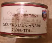Gésiers de canards confits