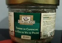 Terrine de campagne à l'eau de vie de prune