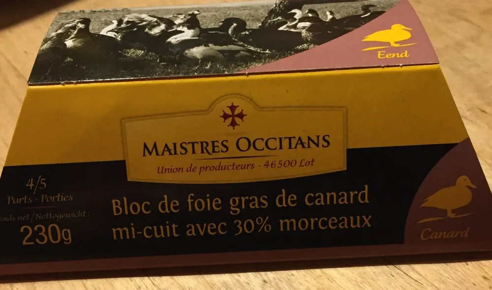 Bloc de foie grad de canard