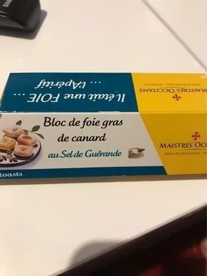 Bloc de foie gras de canard au sel de guerande