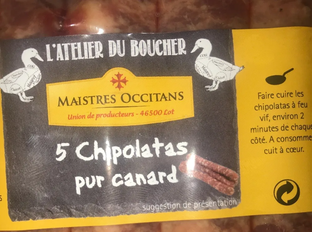 Chipolatas pur canard