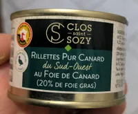 Rillettes pur canard du Sud-Ouest au foie de canard