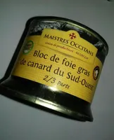 Bloc de foie gras de canard du Sud-Ouest
