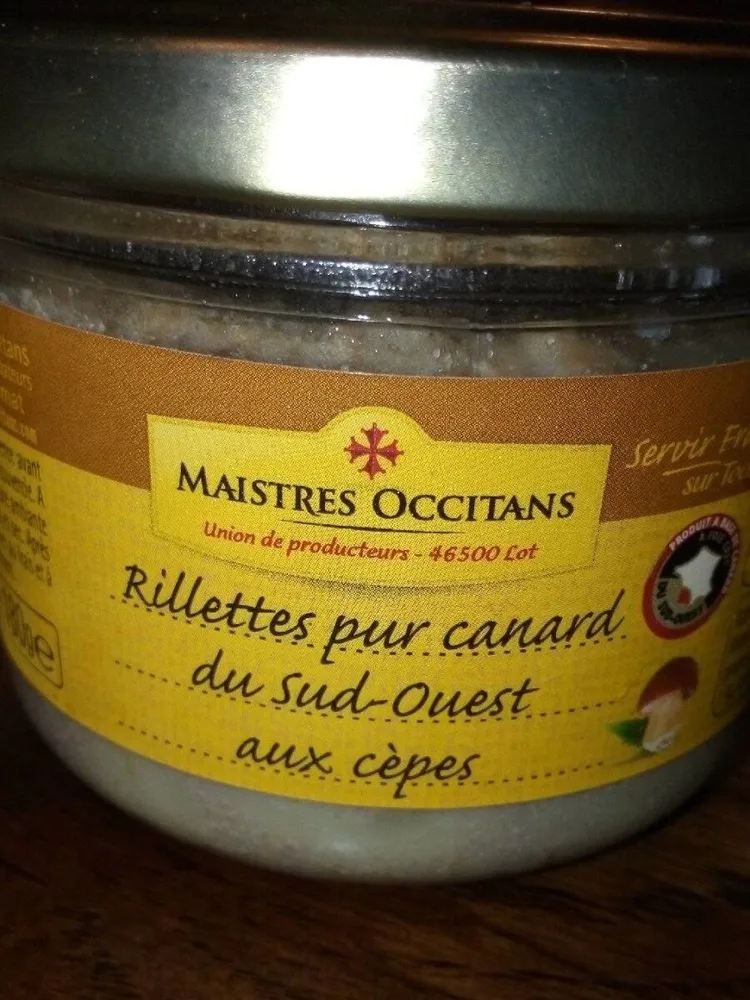 Rillettes pur canard aux cèpes