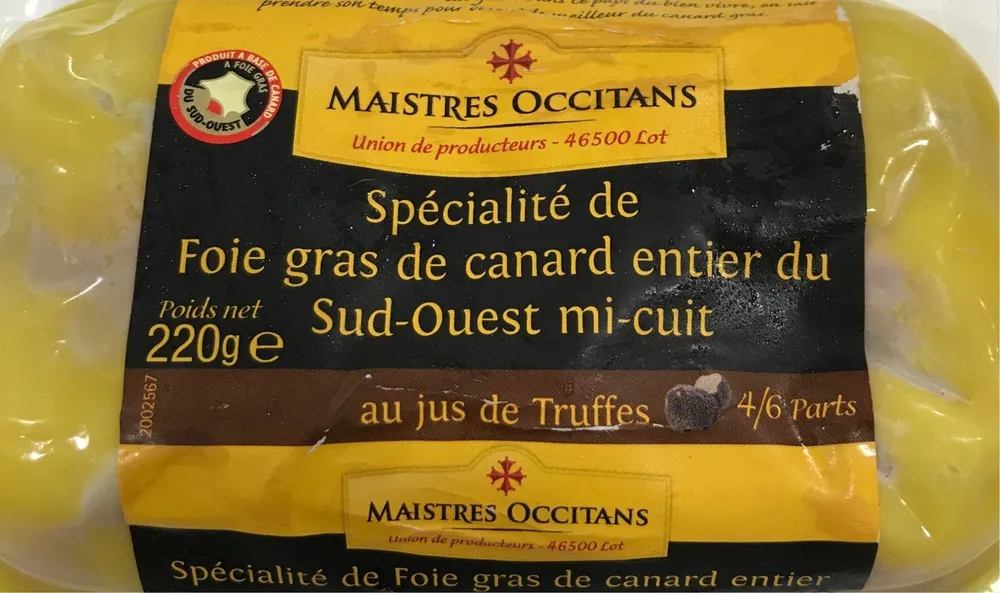 Foie gras de canard entier