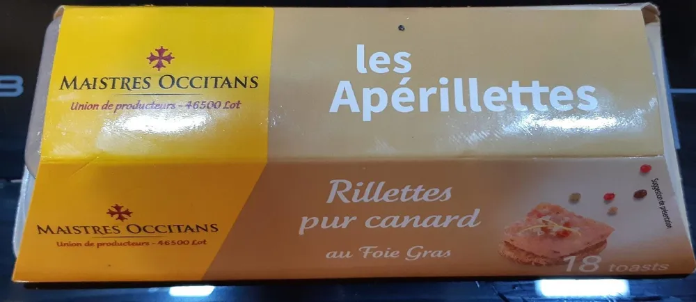 Rillettes pur canard au foie gras