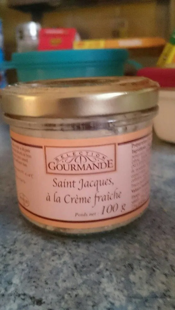 Saint Jacques à la crème fraîche