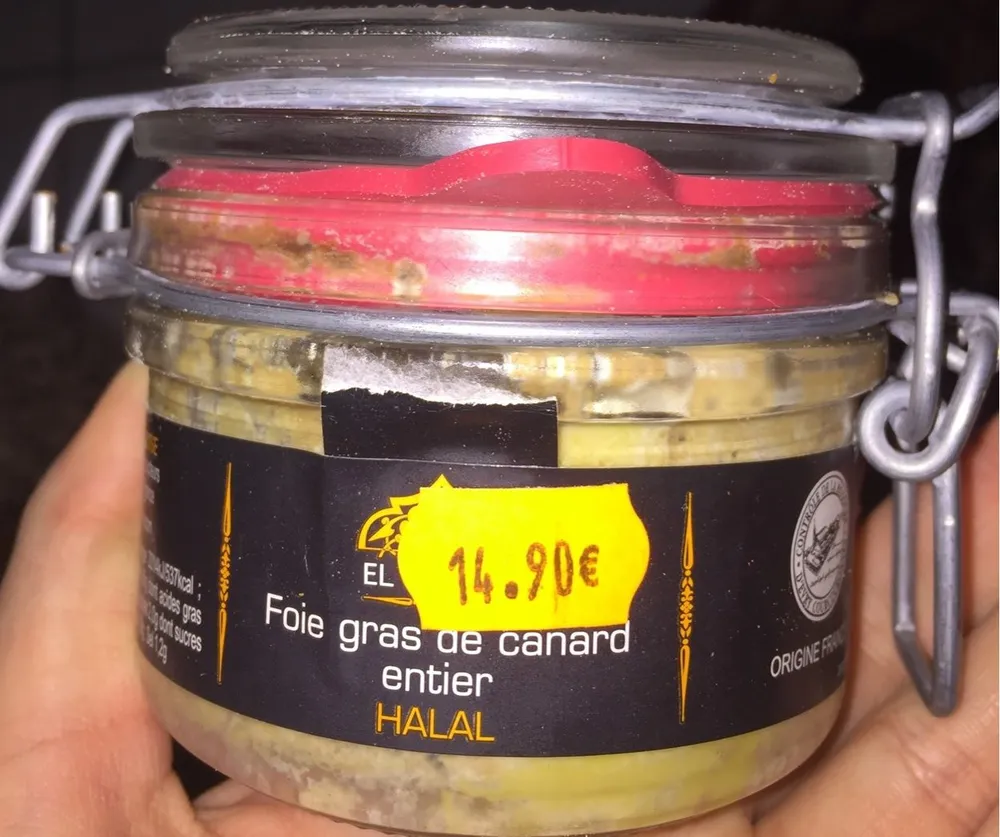 Foie gras de canard entier halal