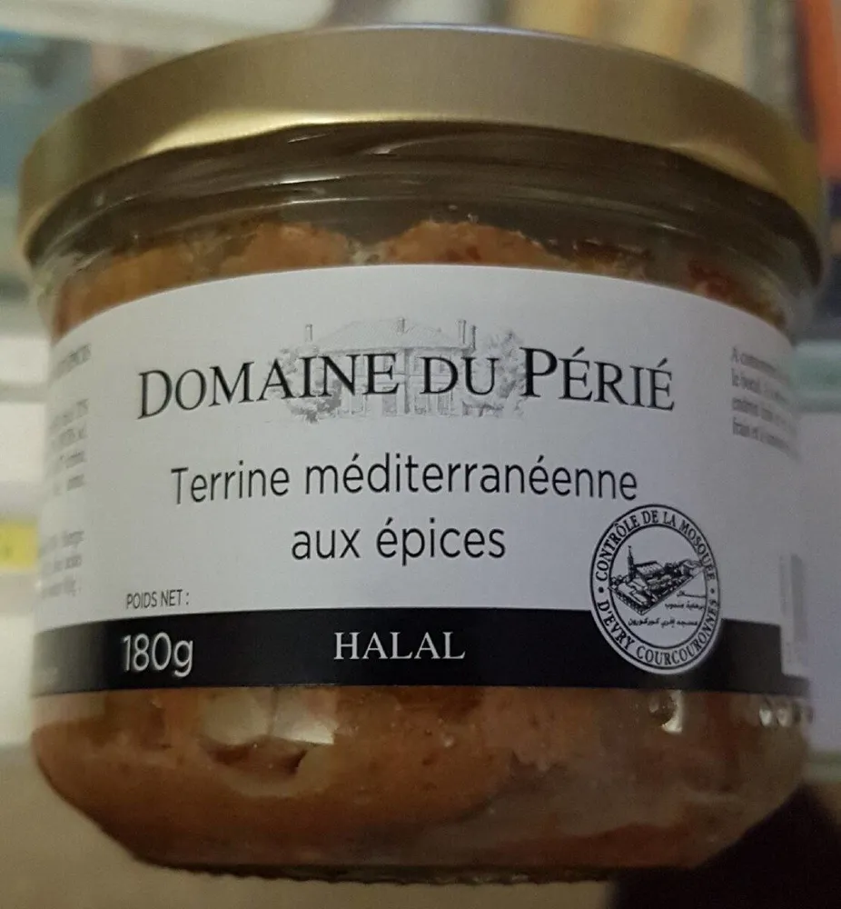 domaine du périé terrine méditerranéenne aux épices