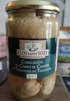 Choucroute au confit de canard et saucisses de Toulouse