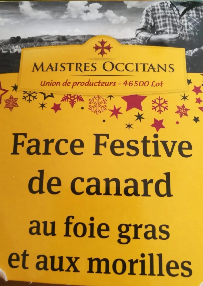 Farce festive de canard