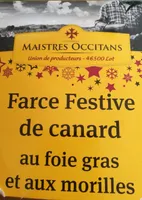 Farce festive de canard